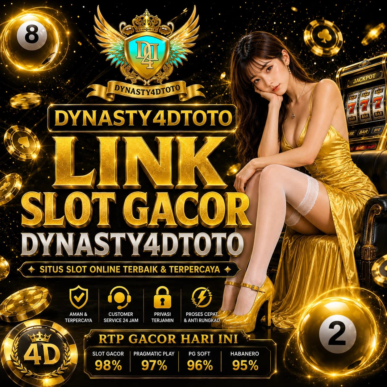 DYNASTY4DTOTO Banner Slot Gacor & Togel Resmi